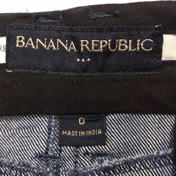 👠Banana Republic Dark chambray jean skirt      Size 0 - Picture 6 of 6